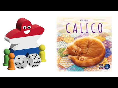 Playing a solo game of Calico