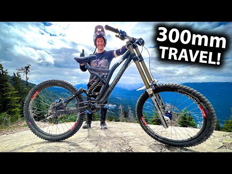 I CAN'T STOP RIDING MY MONSTER HUCK BIKE ON THESE WHISTLER DH TRAILS!!