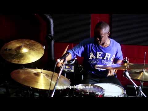 Anthony Burns Killin' Drum Solo @ GospelChops.com
