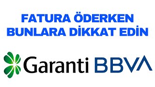 Garanti Fatura Ödeme - Sözleşme Sonrası Ve Tesisat No İle İşlem