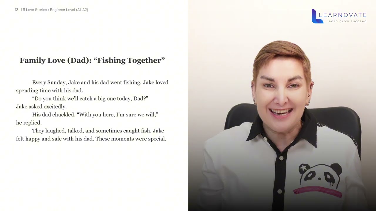 Family Love Dad Fishing Together