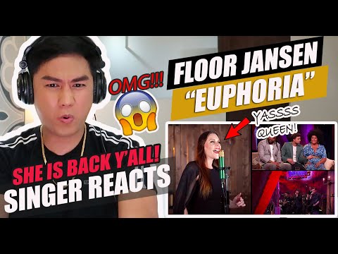 Floor Jansen - Euphoria | Beste Zangers Songfestival | SINGER REACTION