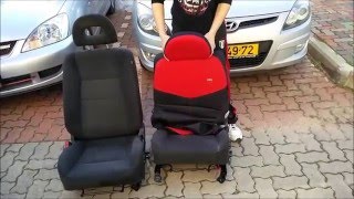 מיצובישי לנסר (9) קלאסיק פירוק והרכבה מושביים קדמיים