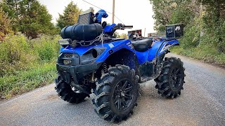 TOP SPEED Kawasaki Brute Force 750 with clutch and 30s