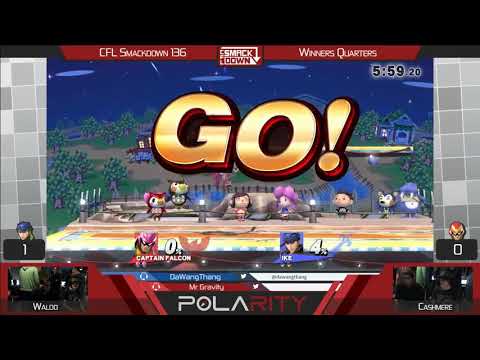 CFL Smackdown 136 WiiU - Waldo (Ike) vs Cashmere (Falcon) - Winners Quarters