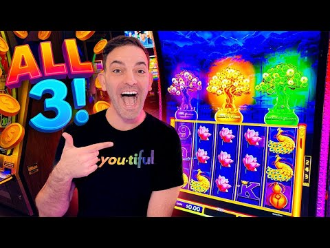 RARE TRIPLE BONUS Hit on Dragon Trio!