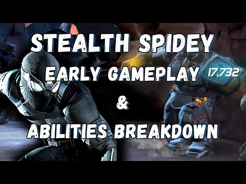 Stealth Spidey Early Gameplay and Abilities Breakdown - Marvel Contest of Champions