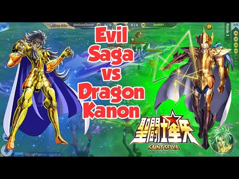 Evil Saga vs Canon (Sea Dragon Kanon) - Tips Kalahkan Evil Saga Galactic Saint Seiya Awakening