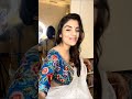 Anveshi Jain Live Stream White Saree Floral Blouse Hot Cute
