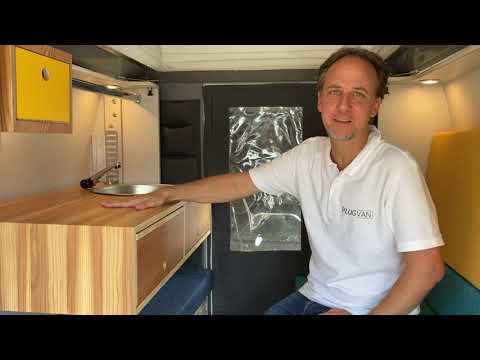Transformation from panel van to camper van within  5 min - Vom Kastenwagen zum Wohnmobil in 5 Min