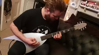 Video thumbnail for Jackson USA Custom Shop Randy Roswell Rhoads Aluminum Body Guitar demo sound Luke Allatt of Piston by Essex Recording Studios