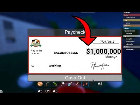 How To Get Free Money On Work At A Pizza Place Roblox - money hack for roblox