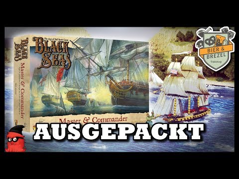 Black Seas Master & Commander Starter Set | Unboxing | Bier und Brezel Tabletop