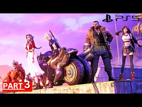 FINAL FANTASY 7 REBIRTH Gameplay Walkthrough Part 3 FULL GAME [2K 60FPS PS5] - No Commentary