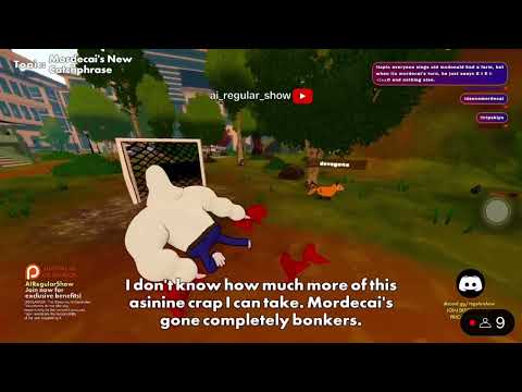 Another AI Regular show stroke, but it’s just Mordecai that stroking. 