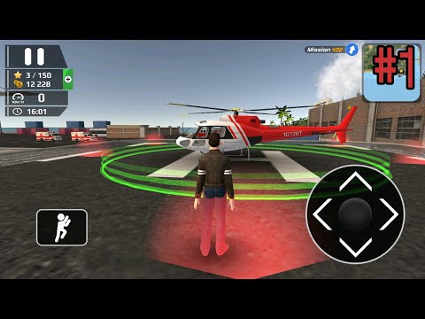 HFPS: Helicopter Flight Pilot Simulator - Car, Plane and Heli Drive  | episode 1- police car
