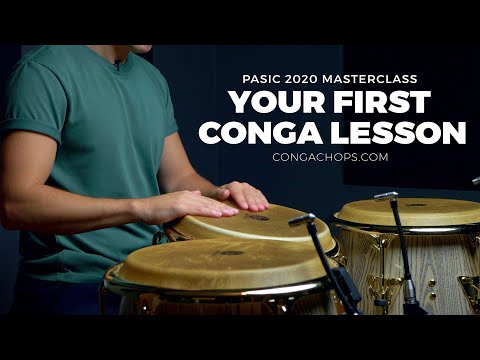 How to Play Congas for Beginners | Your Very First Conga Lesson | CongaChops.com PASic Masterclass