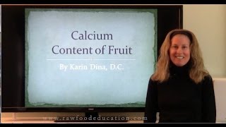 Calcium Content of Fruit