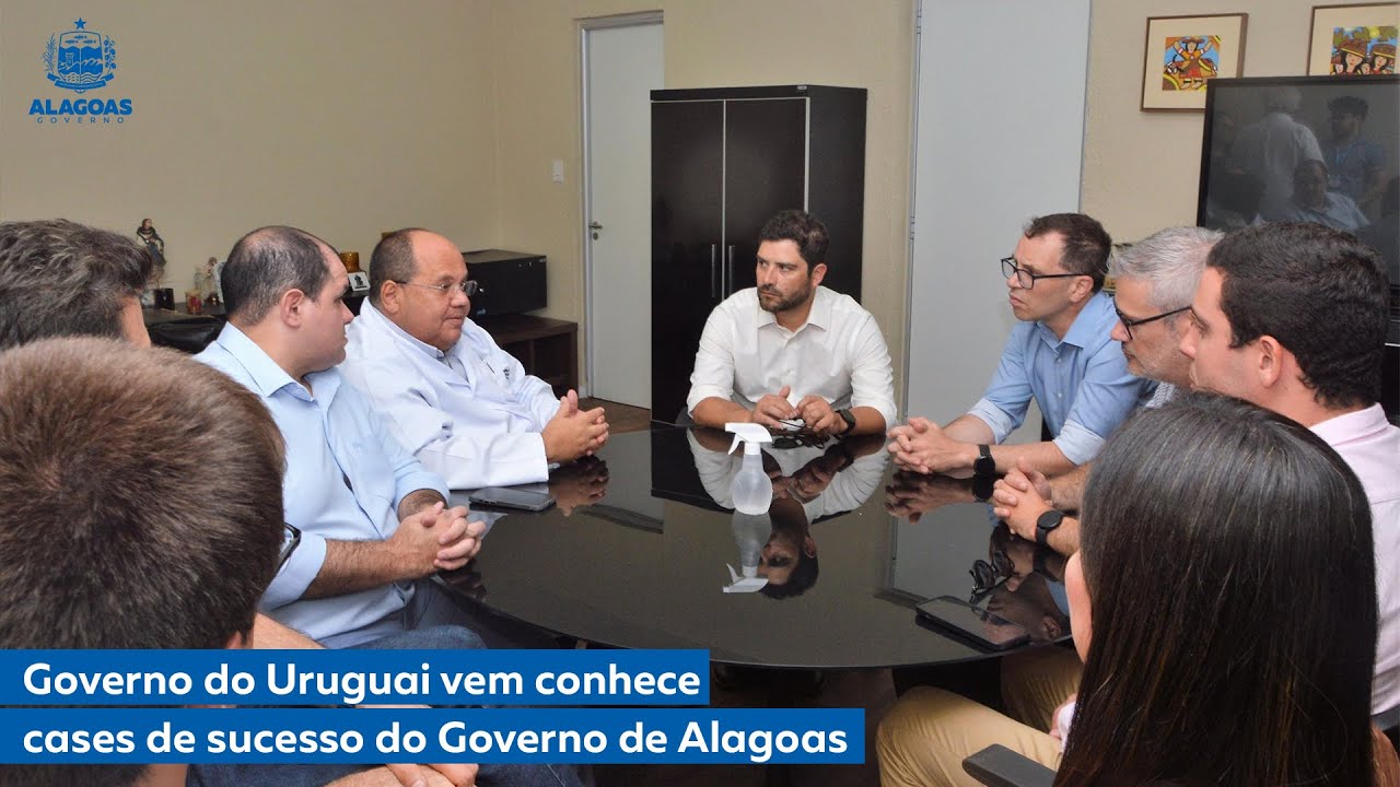 Governo do Uruguai vem conhecer cases de sucesso do Governo de Alagoas