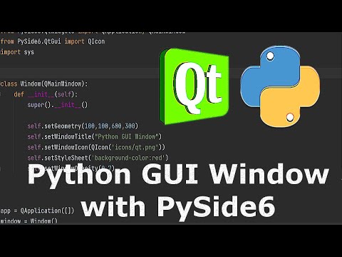 Python Gui Window With Pyside6 Qt For Python