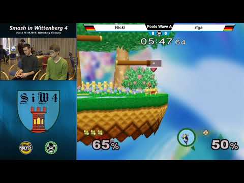 SiW4 - Nicki (Fox) Vs. rfga (Sheik) - Pools - Melee Singles