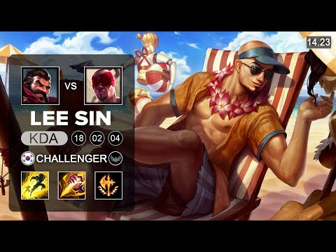 Lee Sin vs Graves Jungle - KR Challenger - Patch 14.23 Season 14