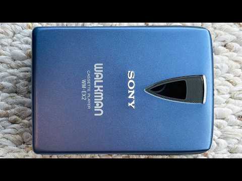 Sony WM-EX2 Walkman Cassette Player, Excellent Rare Blue ! Working ! image 13