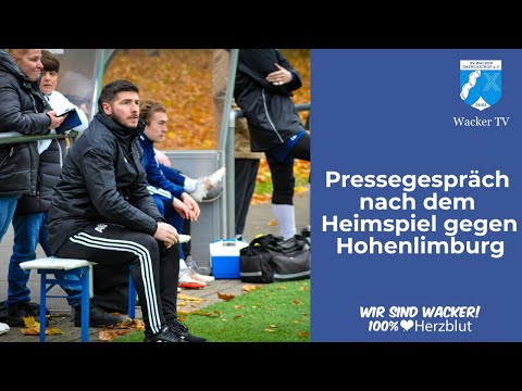 Pressekonferenz nach dem Heimspiel gegen den SV Hohenlimburg 1910 | SV Wacker Obercastrop