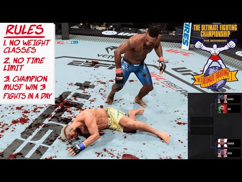 What if the UFC Went Back to Its Original Rules? - UFC 5 Tournament