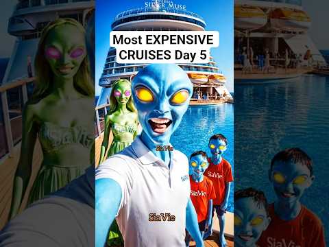 Thumbnail for Alien Family's $20,000 Cruise?! Day 5 The Silversea Silver Muse 👽 #shorts #travel #luxury