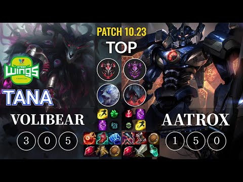 JAG TaNa Volibear vs Aatrox Top - KR Patch 10.23