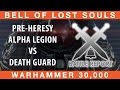 BoLS Battle Report #198 | Alpha Legion vs Death ...