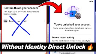 without identity how to unlock facebook account | confirm your identity problem Facebook | unlock fb