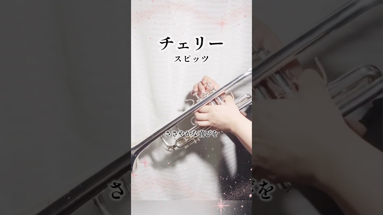 【懐かしの平成ソング】スピッツ の『チェリー』をトランペットで吹いてみた🎺