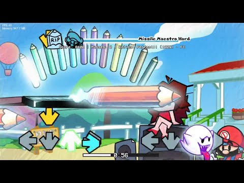 Friday Night Funkin' THE ORIGAMI KING v.2.0 - Missile Maestro (FC)