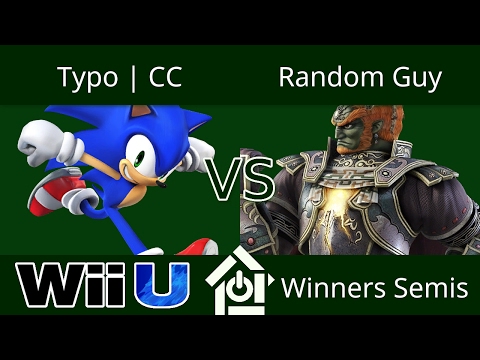 THGW 1/30/2017 - Typo | CC (Sonic) vs Random Guy (Ganondorf) - Smash 4 Winners Semis