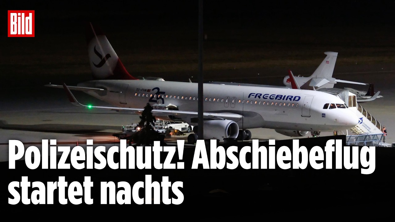 GEHEIMFLUG IN DER NACHT: Abschiebeflieger hebt Richtung Afghanistan ab