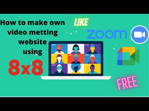 HOW TO MAKE OWN VIDEOMEETING WEBSITE LIKE GOOGLE MEET.USING 8X8.