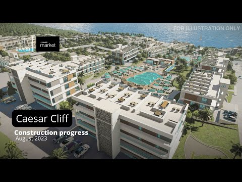 Caesar Cliff construction progress 08 2023, Northern Cyprus