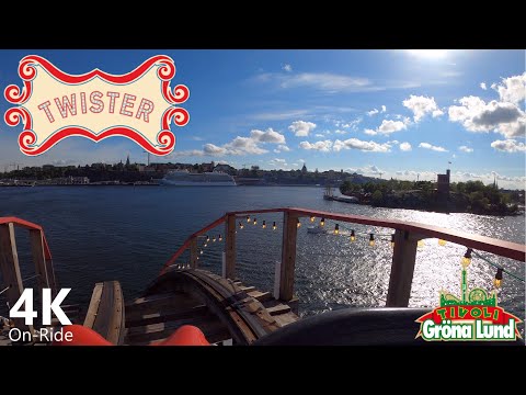 Twister - 4K On-Ride - Gröna Lund - Gravity Group Tiberliner - Hybid Coaster - POV
