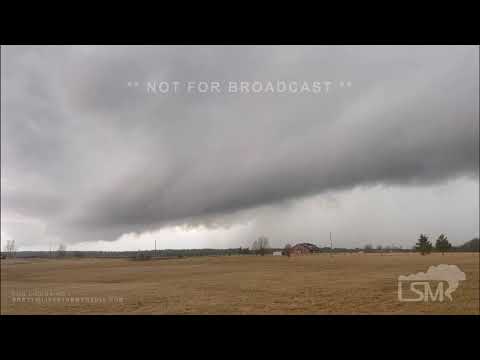 1/2/23 Whitefield, OK Dramatic Lightning Strike + Foreman, AR Shelf Cloud/ McKey, OK Tornado Warning
