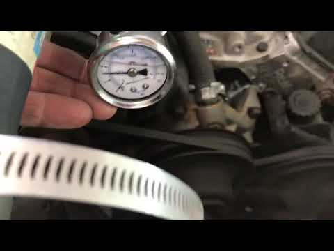 327 edelbrock carb fuel pressure regulator setup