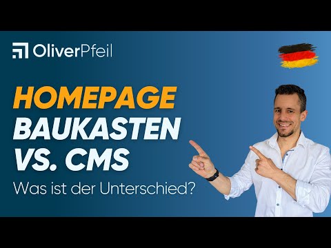 Homepage Baukasten vs. CMS: Was ist der Unterschied? 🇩🇪