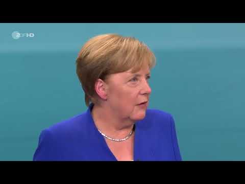 Das TV Duell  Angela Merkel VS Martin Schulz Wahlkampf 2017