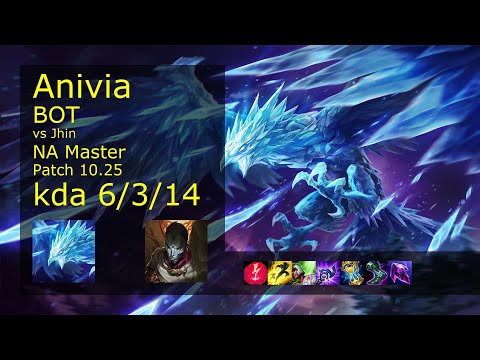 Anivia Bot vs Jhin - NA Master 6/3/14 Patch 10.25 Gameplay