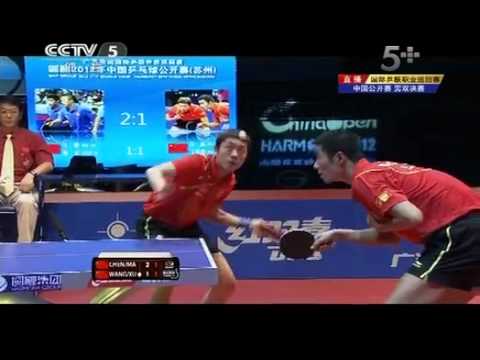2012 China Harmony Open (md-f) CHEN Qi / MA Lin - WANG Liqin /  XU Xin [Full Match/Chinese]