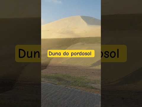 Duna do pordosol na Lagoa do Portinho em Parnaíba Piauí #deltadoparnaiba #parnaibapiaui