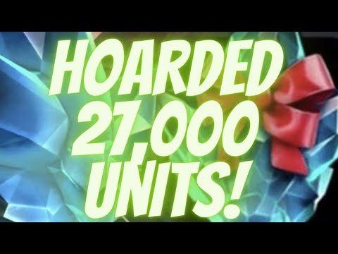HE SPENT ONLY $50 CASH TO GET $1,000 OF GREATER GIFTING CRYSTALS! YAY FOR HOARDING!!