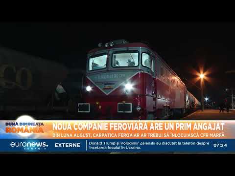 CFR Marfă dispare definitiv. Noua companie, Carpatica Feroviar România, are deja un prim angajat