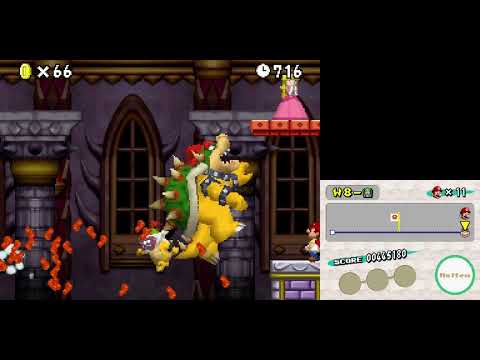[TAS] DS New Super Mario Bros. "warps" by clockwatcher & Hartmann in 20:18.62